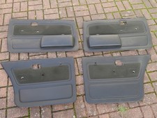 BMW E28 Türpappen Türverkleidungen anthrazit Fischgrät