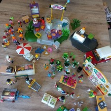 Playmobil City Life Konvolut mit Blumenladen, Bäckerei, Metzgerei u.v.m.