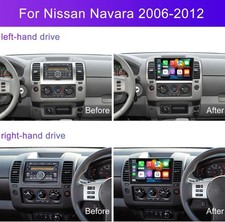Für 2006-2012 Nissan Navara D40 Autoradio 128G Android 13 GPS Apple Carplay BT