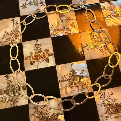 Collier kette 70er - collier,