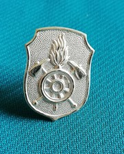 Feuerwehr: Schirmmützen Abzeichen, Bayern, Wappen, Metall, silberfarben   #2