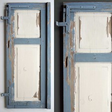 1 x Fensterladen Klappladen Kassetten Holz shabby vintage Deko  H 138cm x B 55cm