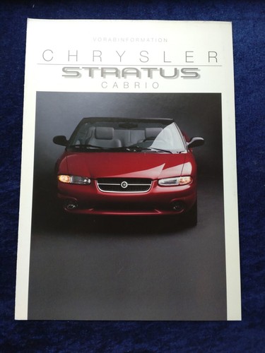 Chrysler stratus cabrio - stratus,