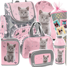 Katze Cat  Schulranzen Set