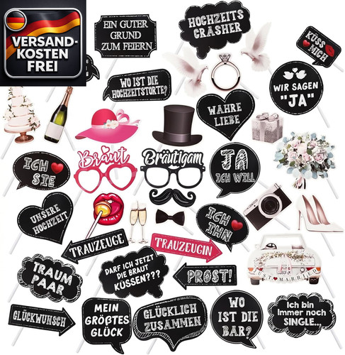 Fotobox accessoires hochzeit - fotobox,