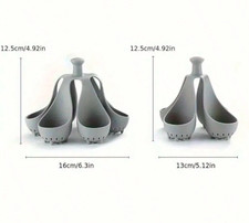 Silikon Eierkocher Becher EIERKOCHERBECHER Eierpochierer Silikonbecher Gestell UK