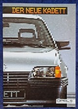 Opel Kadett E Prospekt 9.1984     Modelle: LS GL GLS GT GSi u. Caravan