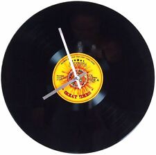 Vintage LP moderne Glas Wanduhr Schallplatte Analog Design Great Times   6 