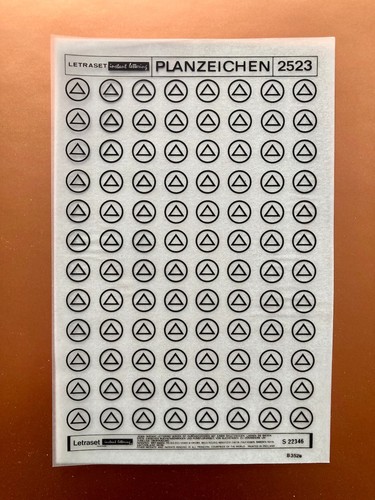 Letraset planzeichen 2523 - letraset,