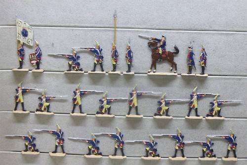Zinnfiguren preussen 1750 - 25,