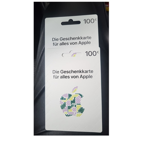Apple geschenkkarte 100 - apple,