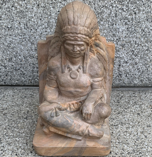 Indianer deko buchstütze aus - deko-buchstütze,