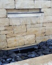 Wasserfall 60 cm Edelstahl matt gebürstet LED-Beleuchtung Wasserauslauf Speyer