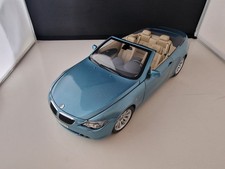 1:18 KYOSHO BMW 645i CABRIO E64 6ER ATLANTICBLUE METALLIC