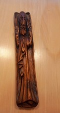 Geschnitzte Holzfigur Heiliger
