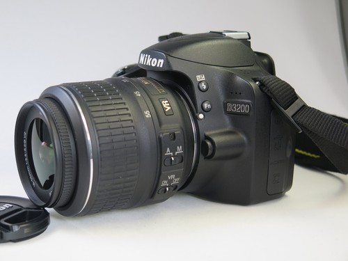 Nikon d3200 mit 55mm vr - d3200,