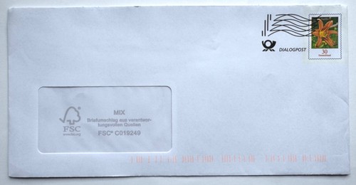 Ganzsache plusbrief dialogpost - ganzsache,