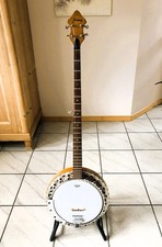 Framus 5 string banjo, long
