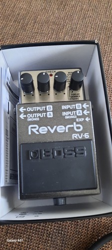 Boss digital reverb - boss, rv-6