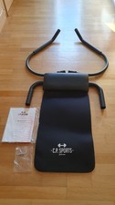 Bauchmuskeltrainer mit Kopfstütze und Matte, schwarz, Marke: C.P.Sports