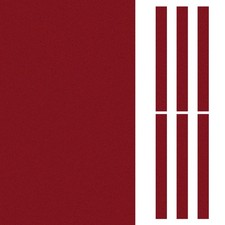 Billardtuch 8 Fuß, professioneller Billardtischfilz mit 6 Filzstreifen, Rot