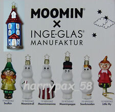 Christbaumkugel Mumin Moomin Glas Ornament INGE GLAS Figuren NEU Xmas Deko Figur
