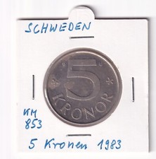 Schweden 5 Kronen 1983