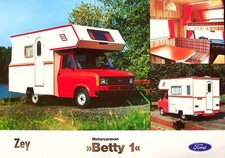 245443) Ford Transit Zey Reisemobil Betty 1 Prospekt 02/1981