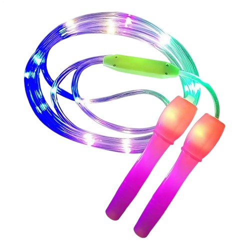 Led springseil mit - led-springseil, lichtern