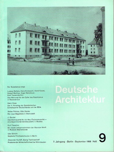 Deutsche architektur ddr - architektur,