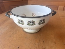 Vintage Emaille Sieb