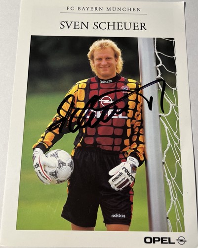 Sven scheuer autogrammkarte - autogrammkarte, fc