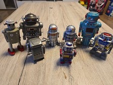 Konvolut Blechspielzeug Roboter Alt / Vintage.