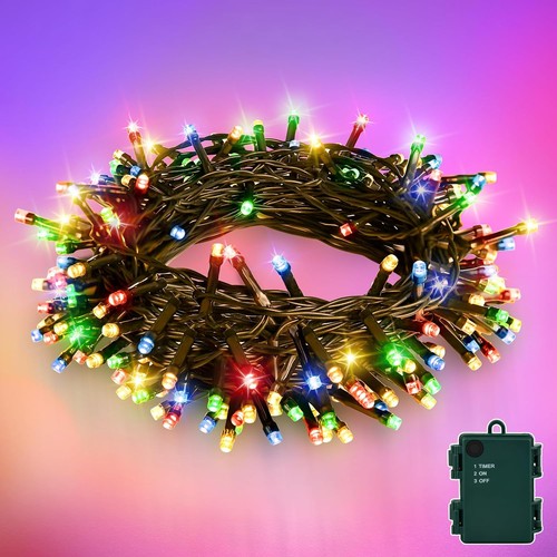 Led lichterkette 50led - lichterkette, bunt