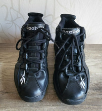 Reebok Uptime Mid 1997 Schuhe Sneaker Retro Leder Schwarz EUR 42