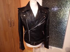Krawehl Highway Police Motorradjacke Lederjacke Bikerjacke 80-90er Jahre Gr. 56