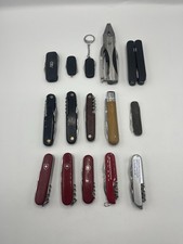 15x Taschenmesser Multifunktionsmesser Konvolut Victorinox Wenger Sammler (K36)