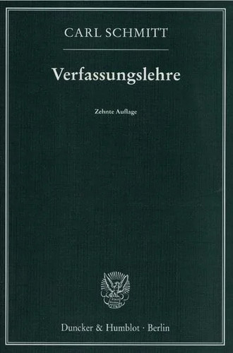 Verfassungslehre buch duncker - buch,