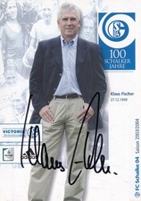 Autogramm - Klaus Fischer (FC Schalke 04) - 2003/2004