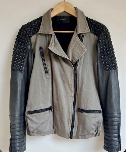 Maison scotch lederjacke - maison,