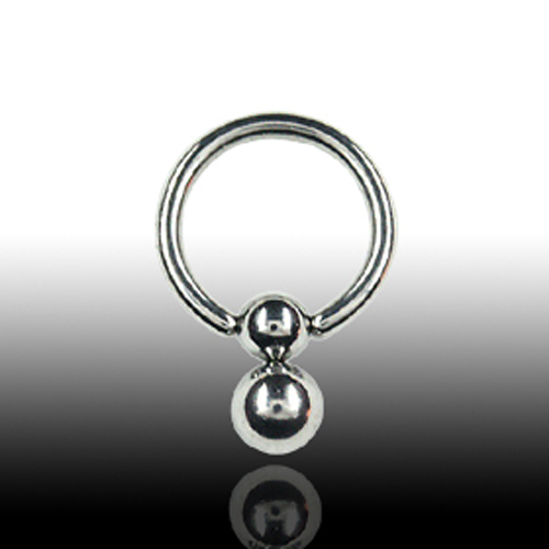 Stahl ring mit - doppel, kugel