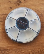 Runde Snackbox mit 6 Fächern