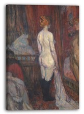 Kunstdruck Henri de Toulouse-Lautrec - Frau vor einem Spiegel