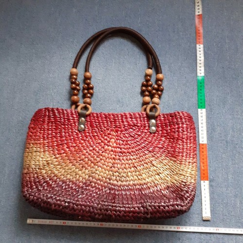 Schultertasche geflochten - schultertasche,
