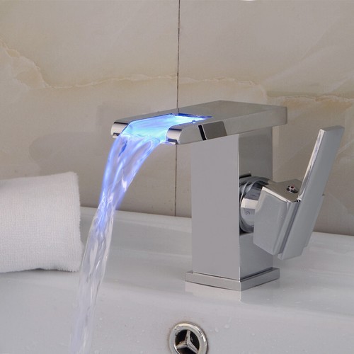 Led waschtischarmatur mit - led,