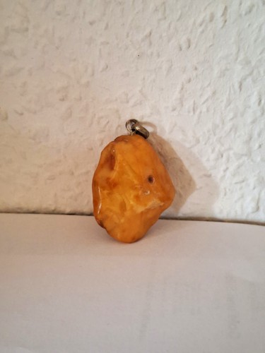Großer anhänger bernstein - ,