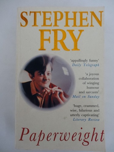 Stephen fry paperweight - stephen, fry: