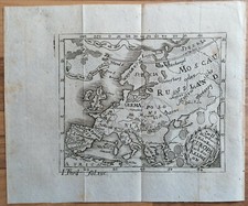 Desing Original Kupferstich Karte Europa (21) - 1747