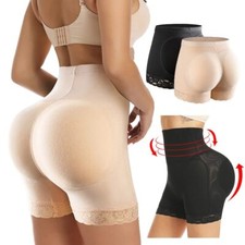 Damen Butt Lifter Gepolsterter PO Push Up Bauchweg Unterhose Unterwäsche Shaper