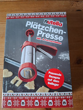 nutella*Plätzchenpresse*inkl. 4 Formscheiben*mit Rezepten*NEU*im Karton*Keks*TOP